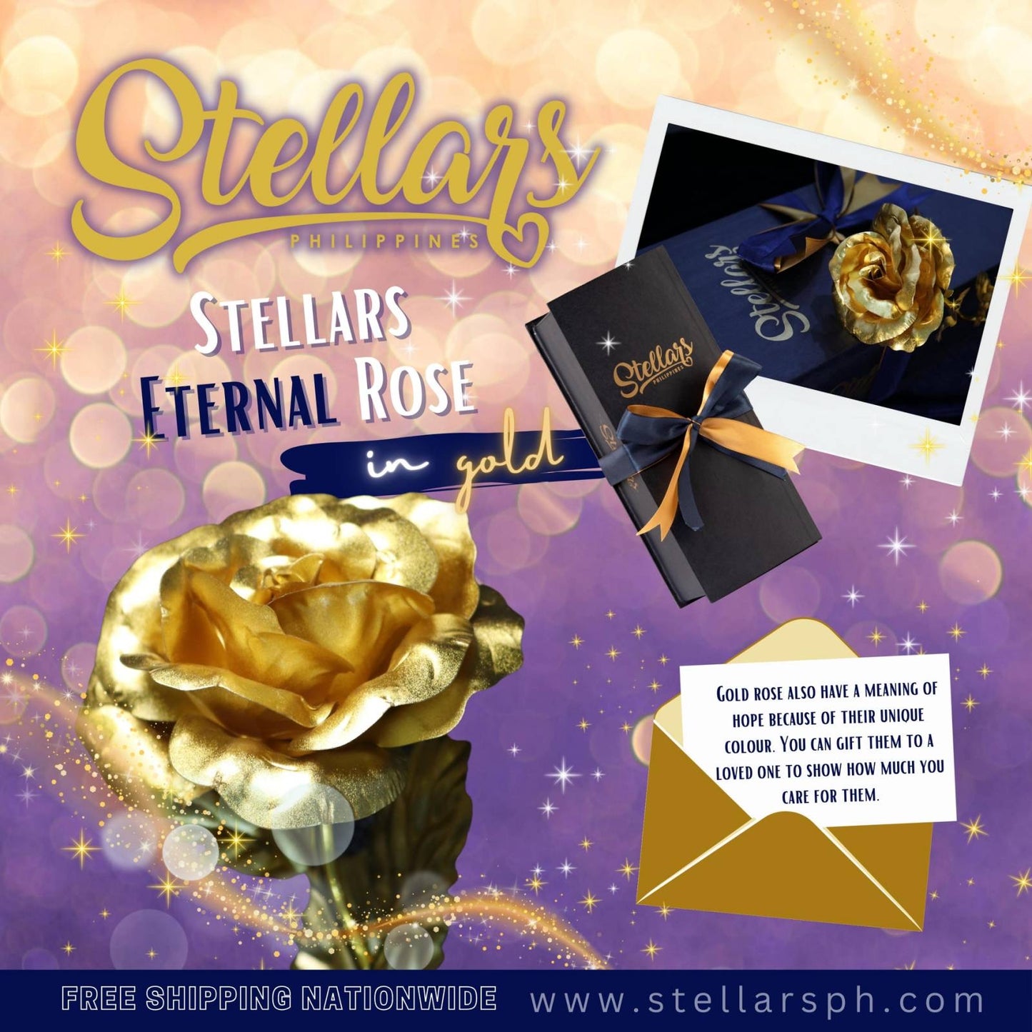 Stellar's Signature Eternal Rose in Jewerly Box